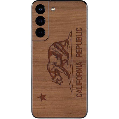California Wood Flag Galaxy S22 Skin